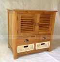 Sideboard Table Rattan Drawers