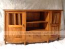 Oval TV Table Teak Wood