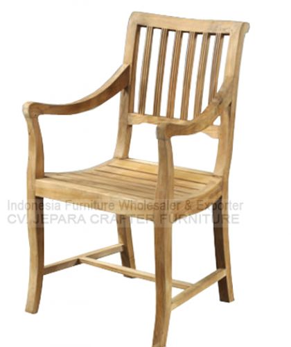 TEAK LENGKUNG ARM CHAIR JFCHR-030
